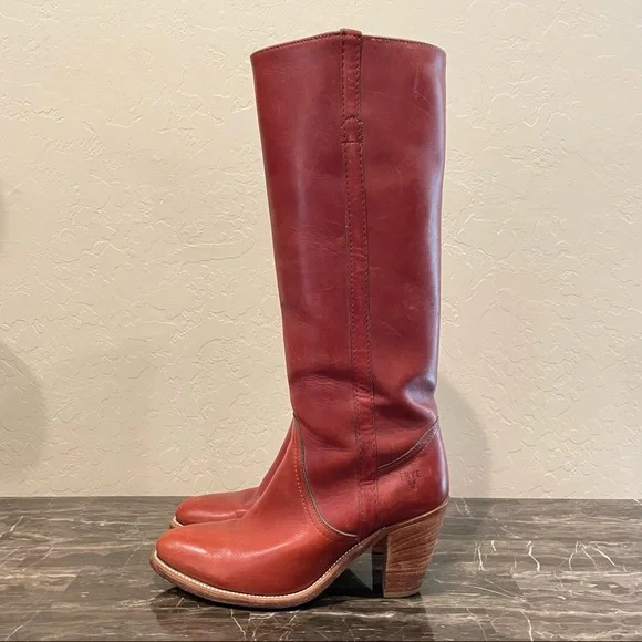 Vintage Frye Leather Riding Boots - Picture 3 of 12